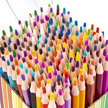 abeec 180 Assorted Colouring Pencils Box