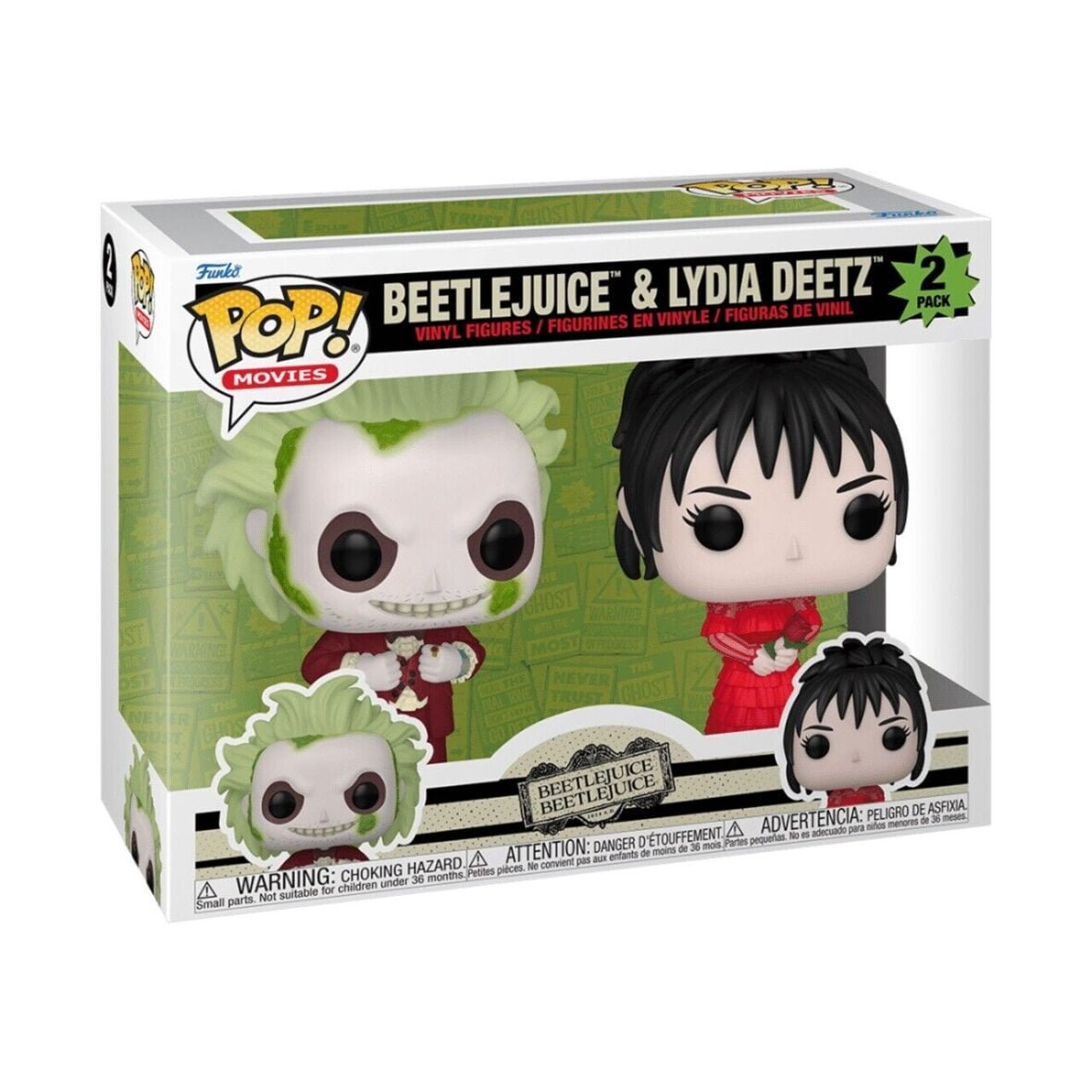 Beetlejuice & Linda Deetz Funko Pop 2-Pack