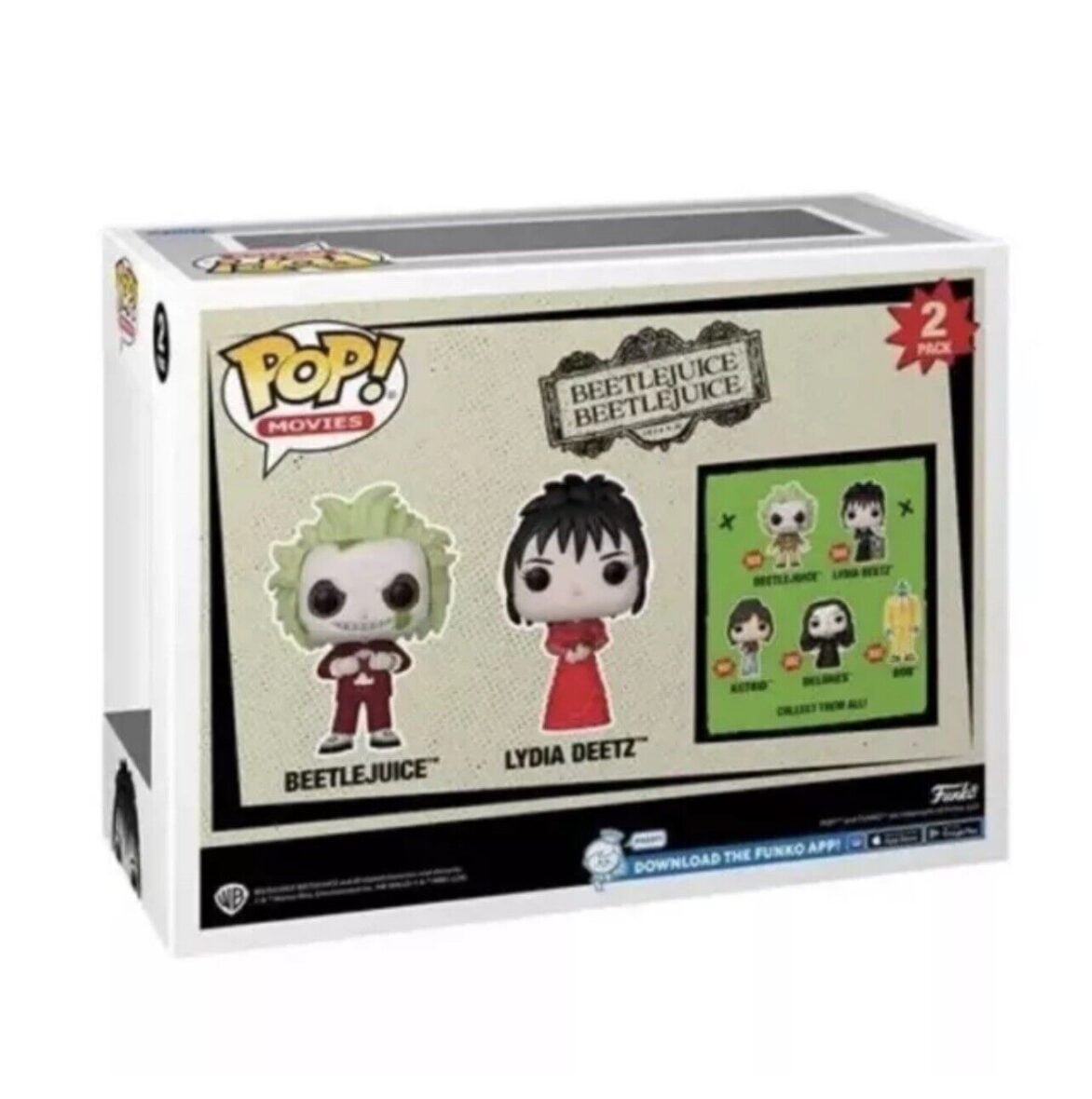 Beetlejuice & Linda Deetz Funko Pop 2-Pack