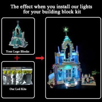Kyglaring LED Lighting Kit for Elsa's Palace
