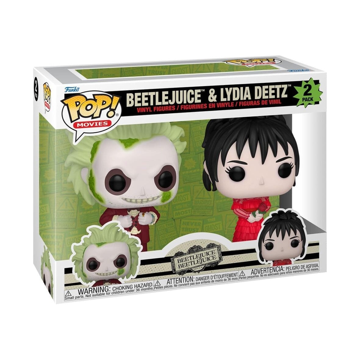 Beetlejuice & Lydia Deetz Funko Pop!