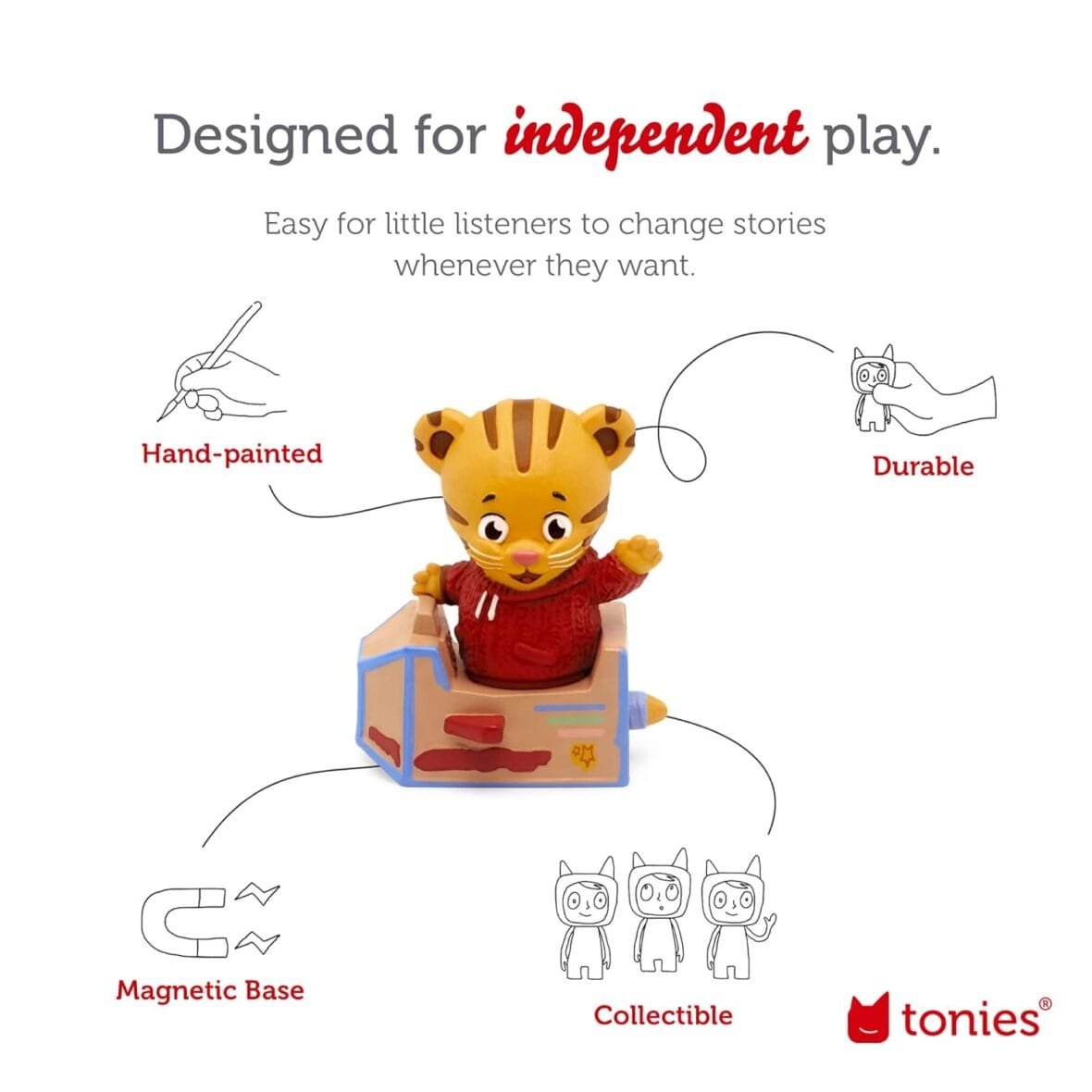 Daniel Tiger Audio Toy Figurine