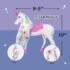 Magic Light Up Unicorn Princess Doll Set