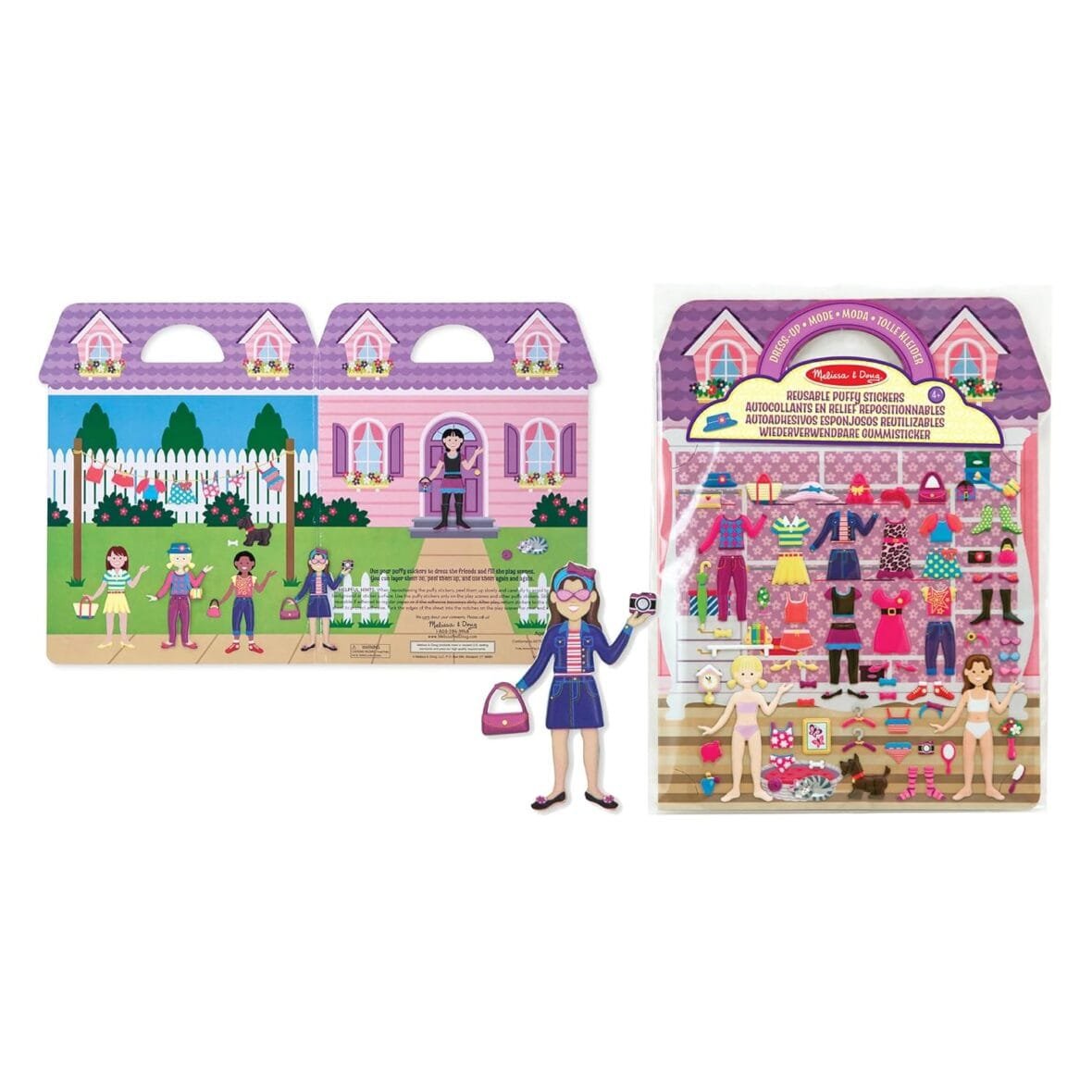 Melissa & Doug Dress-Up Puffy Sticker Set