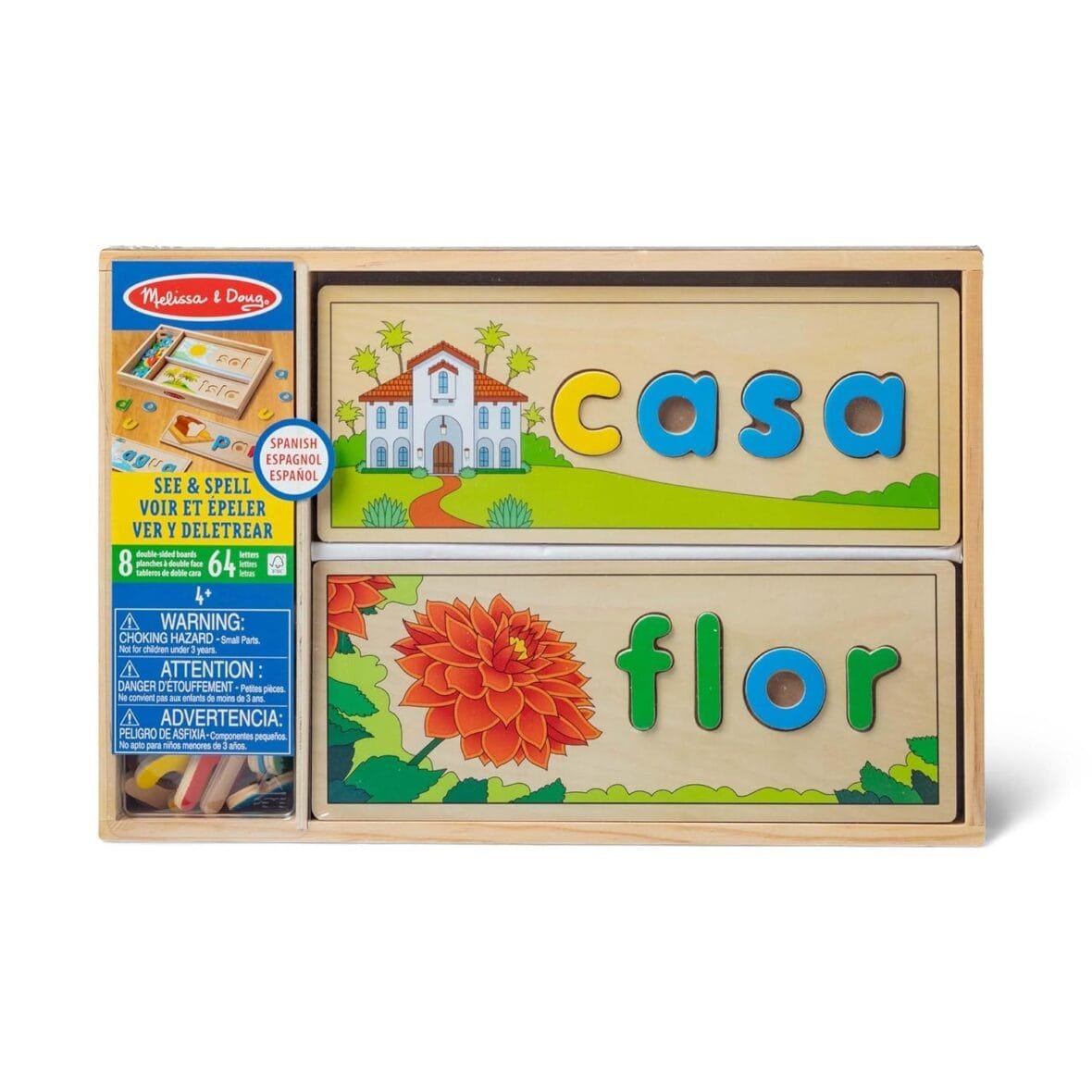 Melissa & Doug Spanish See & Spell Toy