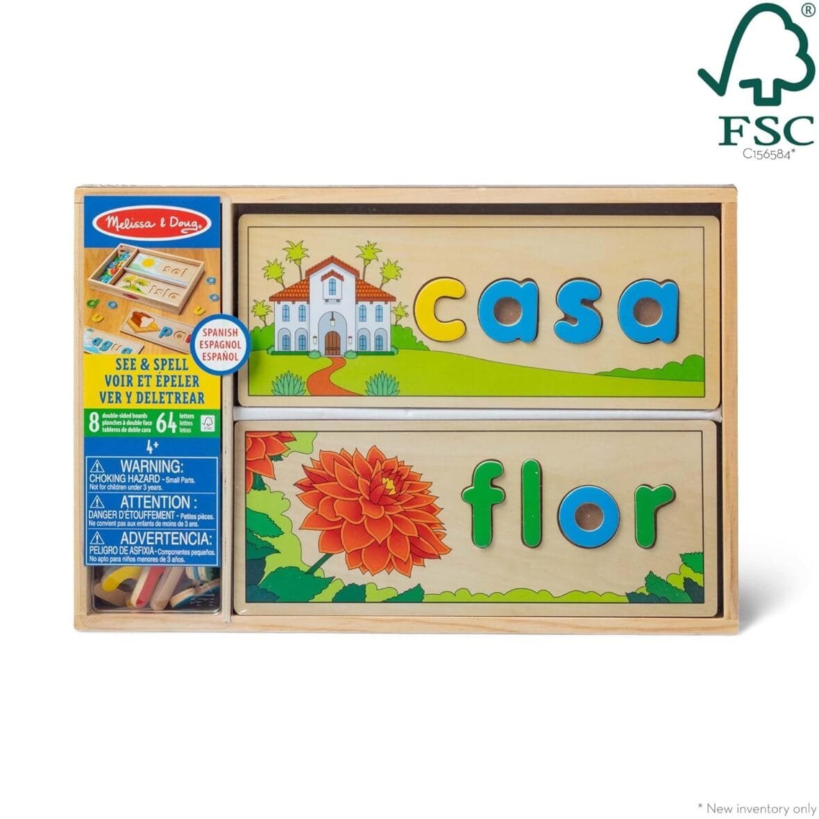 Melissa & Doug Spanish See & Spell Toy