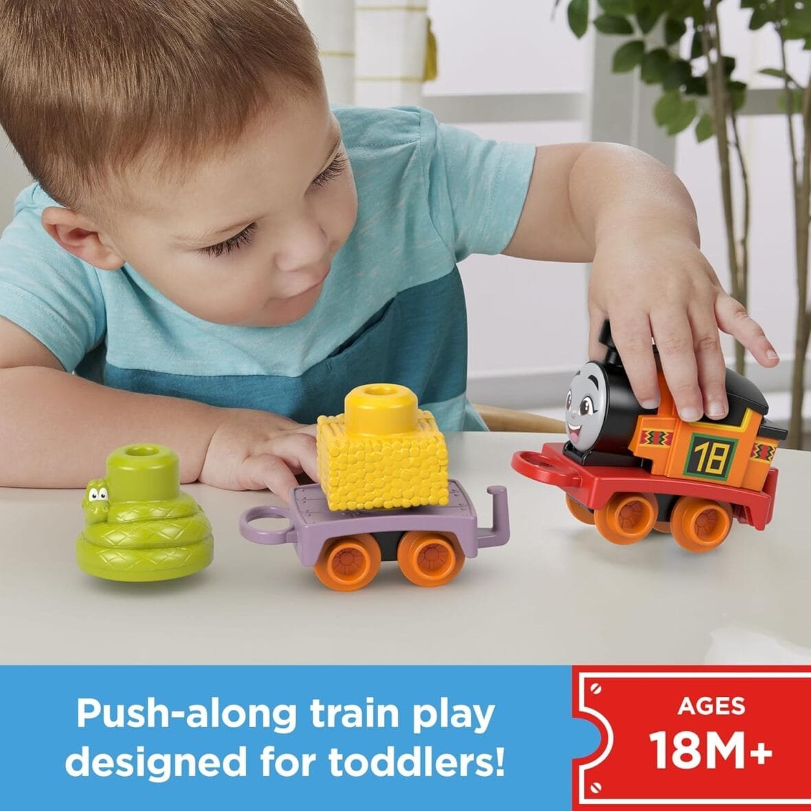 My First Nia Push-Along Train Toy