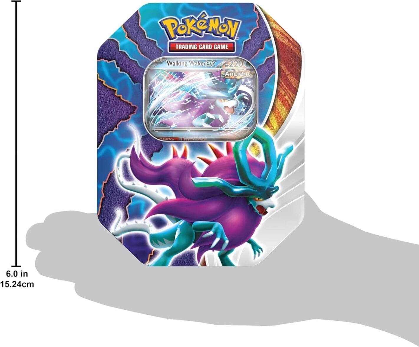 Pokémon TCG: Paradox Clash Tin – Walking Wake