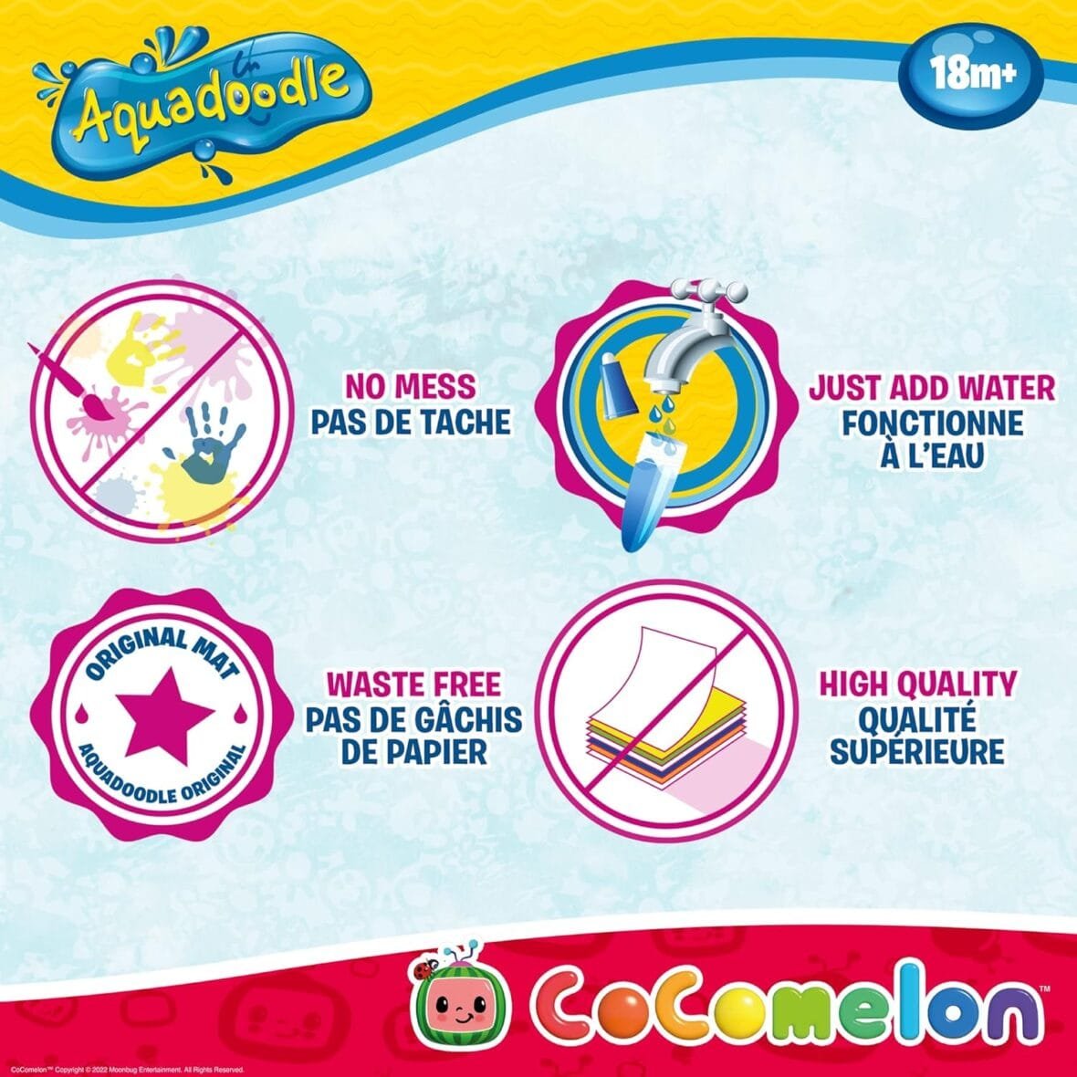 Aquadoodle Cocomelon No Mess Doodle Mat