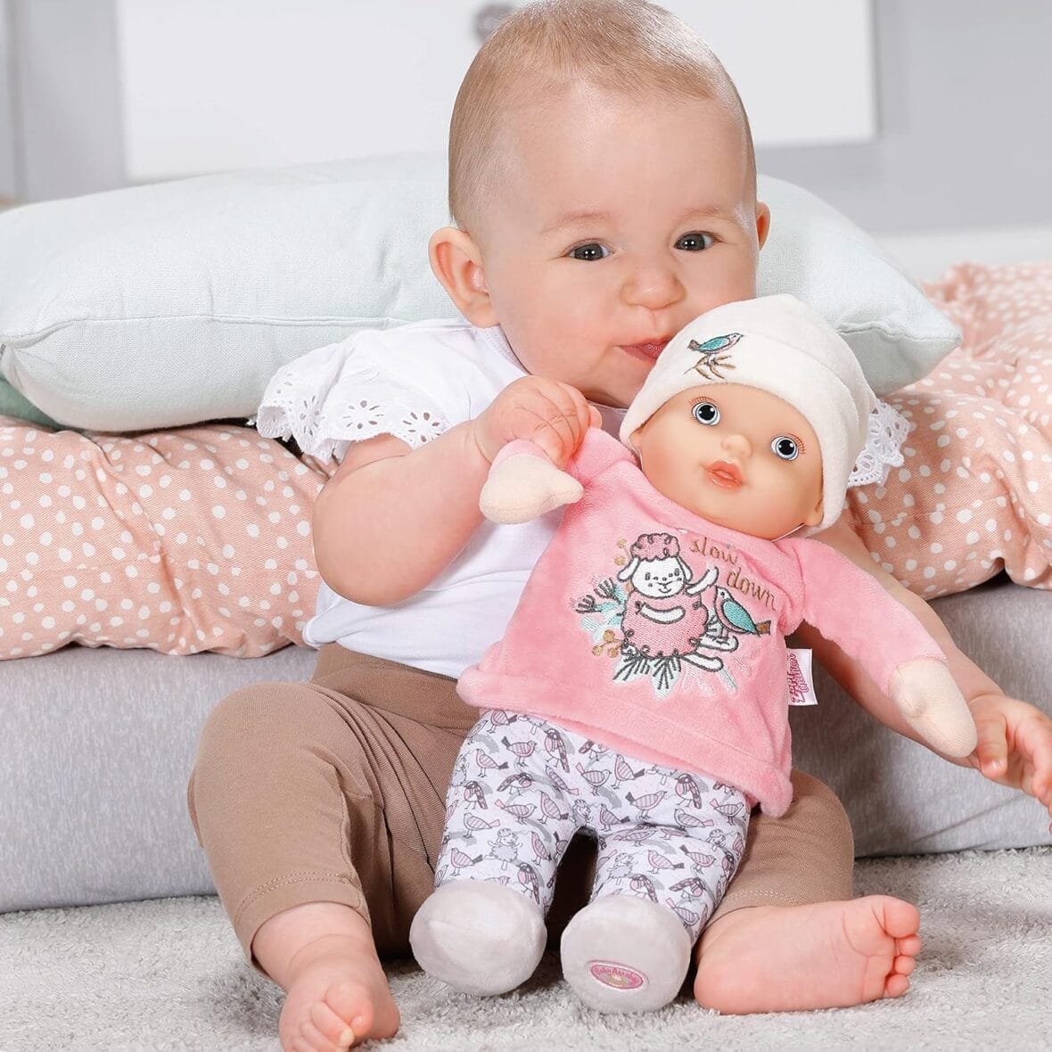 Baby Annabell Sweetie Soft Doll with Rattle