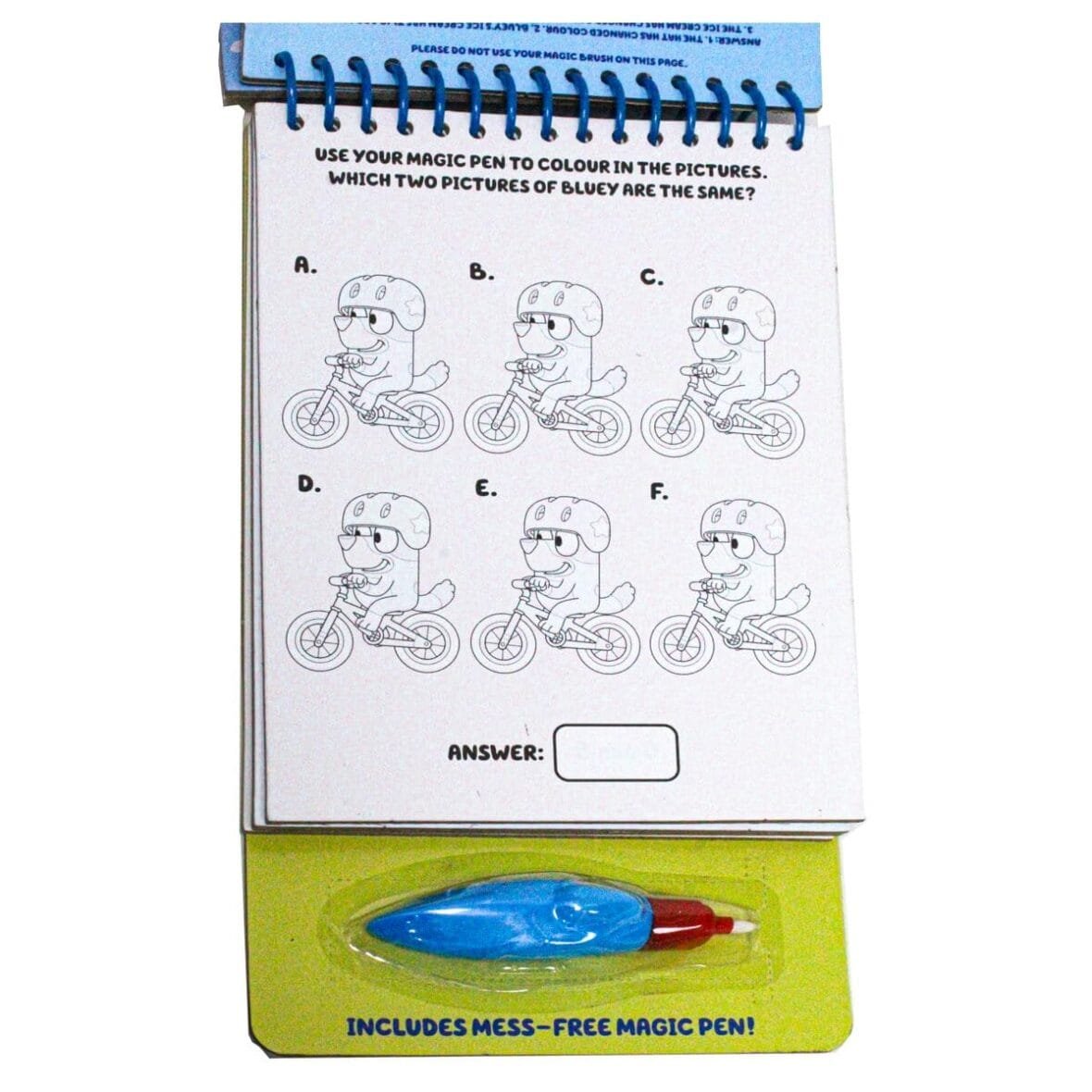 Bluey Aqua Magic Coloring Books for Kids