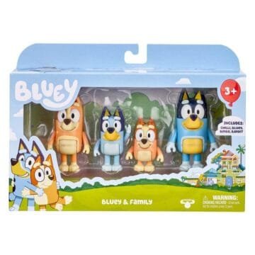 Bluey Family 4-Figure Action Pack
