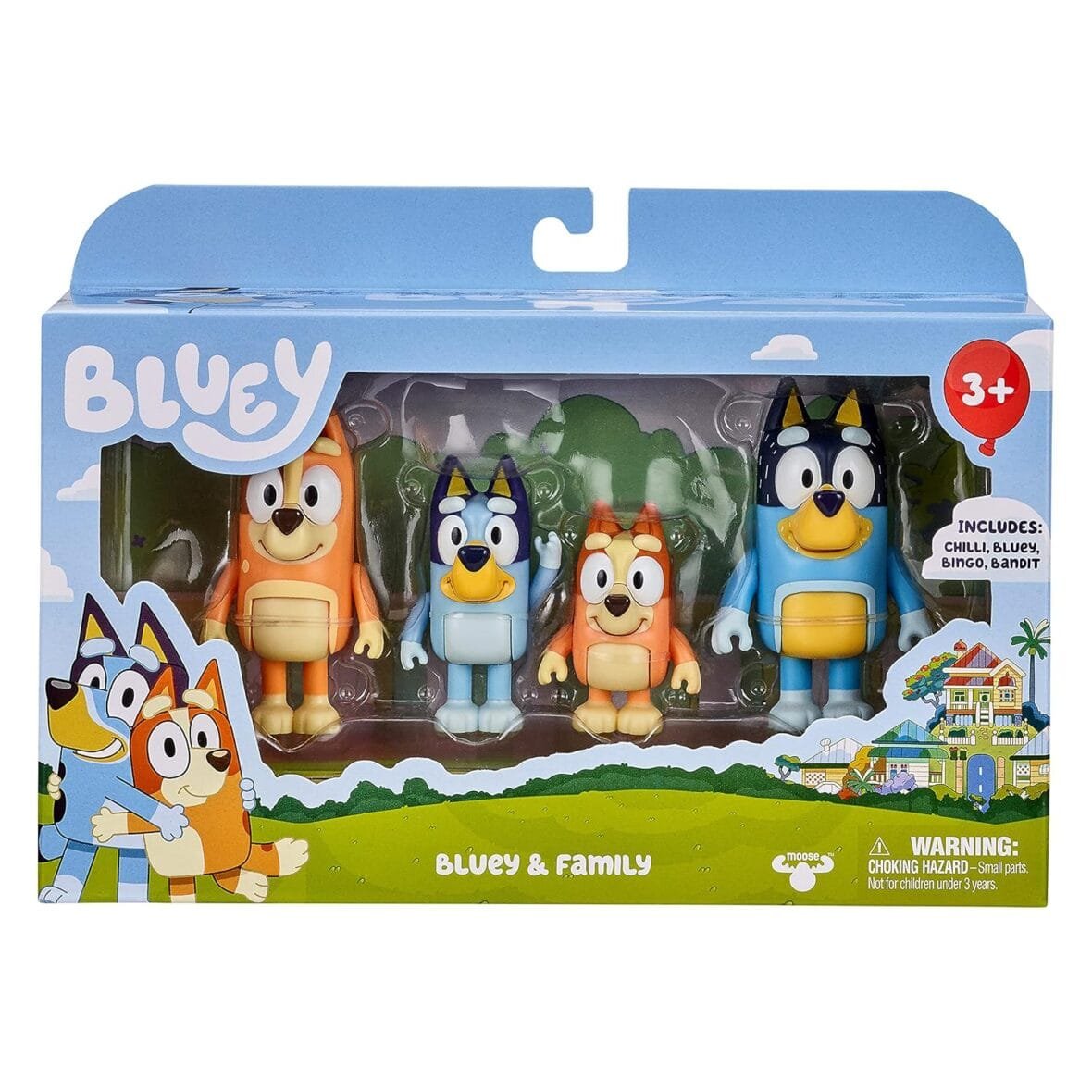 Bluey Family 4-Figure Action Pack