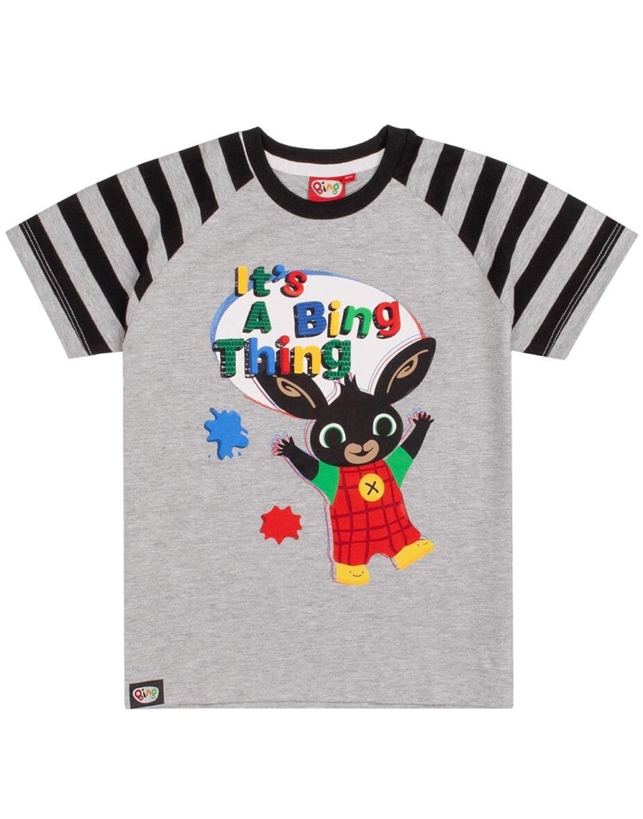 Boys’ Grey Bunny CBeebies Pyjamas Set