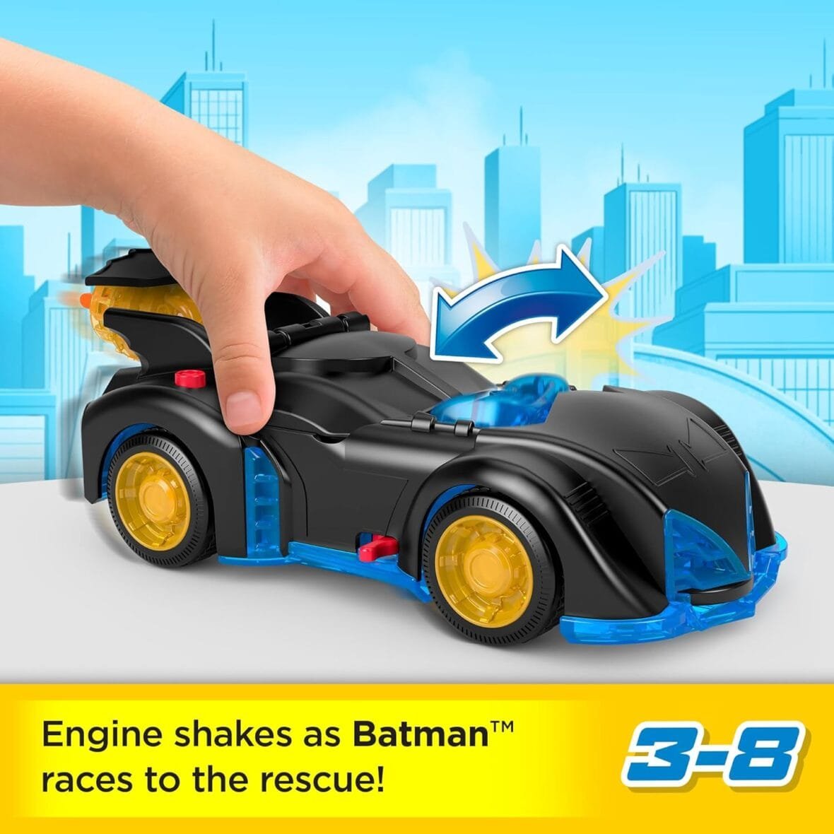 Fisher-Price Imaginext Batman Shake & Spin Batmobile