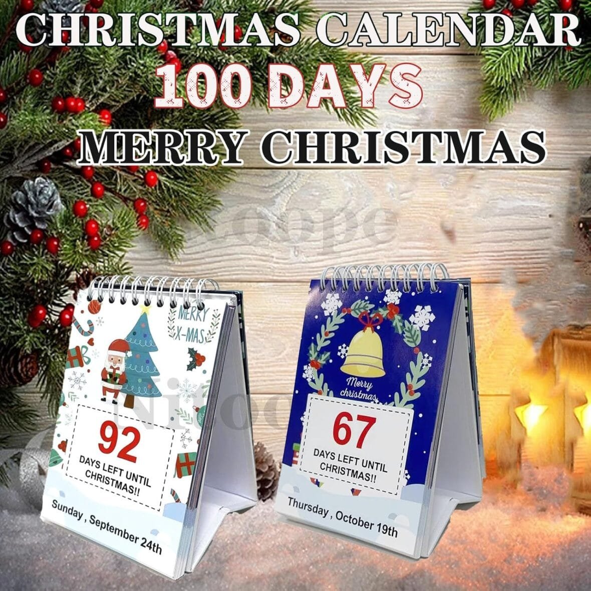 100 Day Christmas Countdown Calendar 2025
