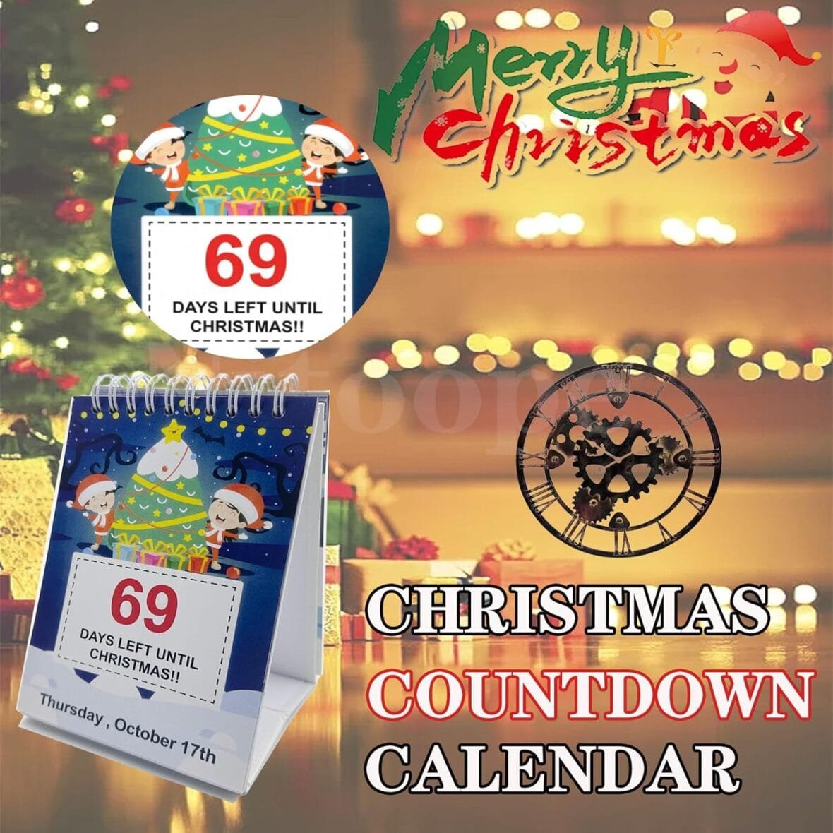 100 Day Christmas Countdown Calendar 2025