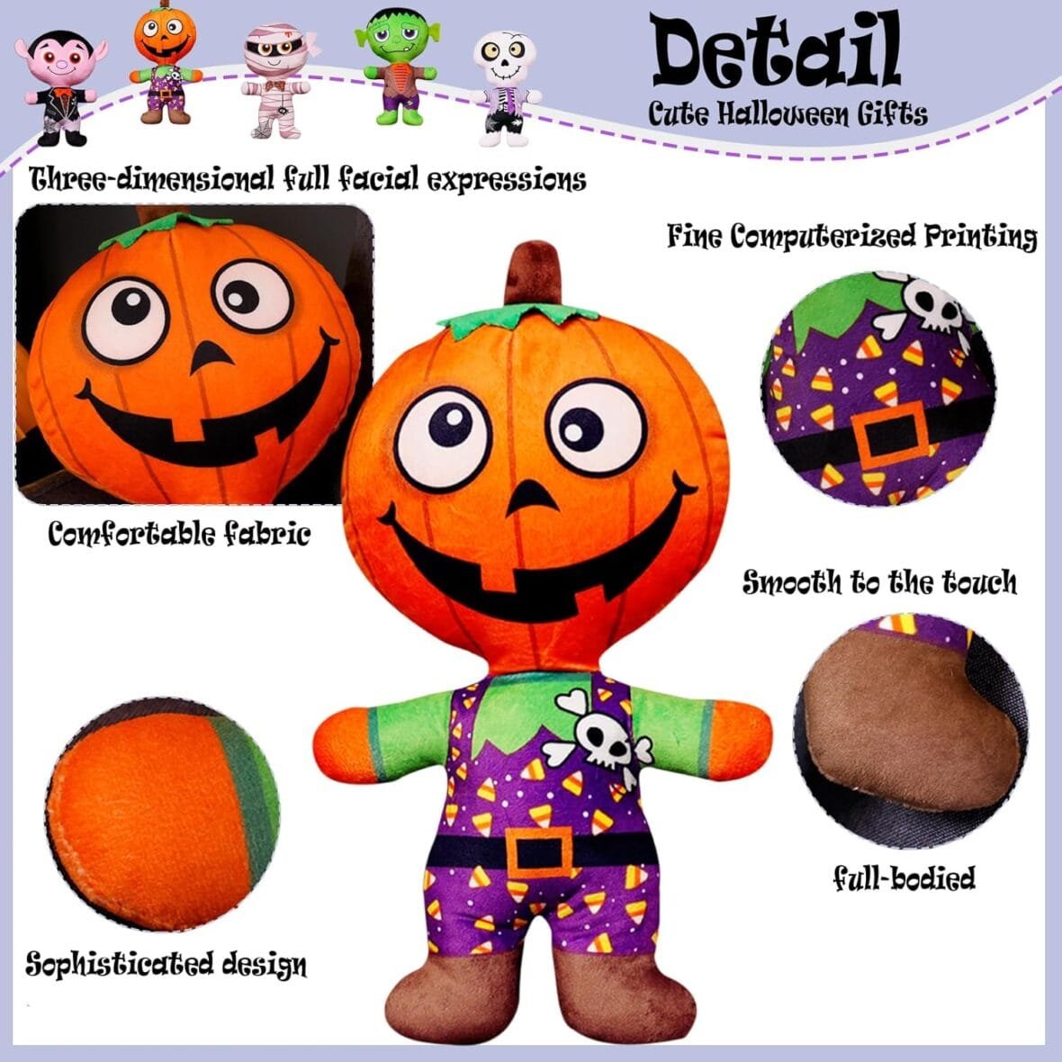 30cm Plush Skeleton Dolls – Halloween Toys