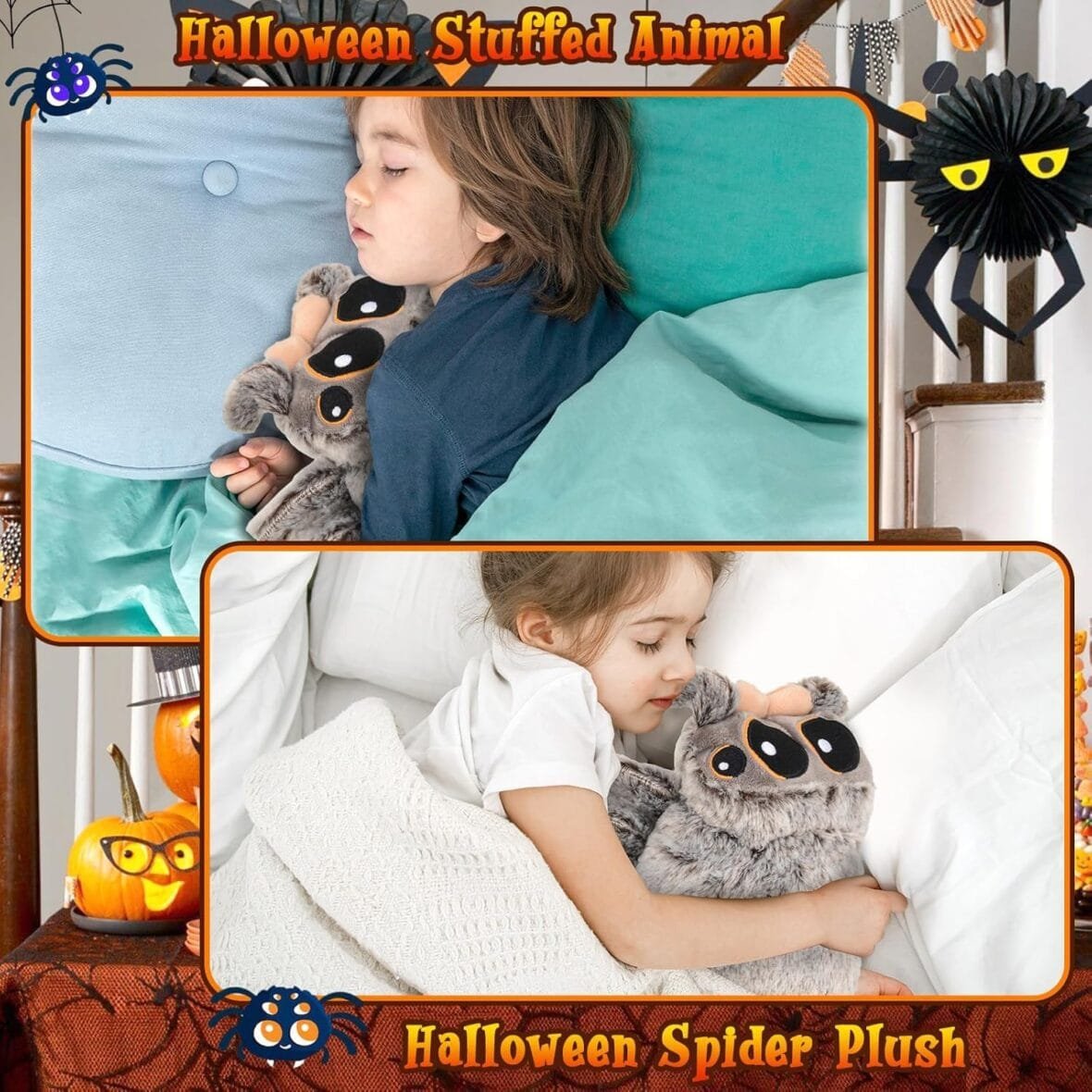 8.2 Inch Realistic Spider Plush Toy