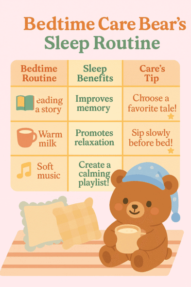 Bedtime care bear sleep routine