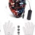 AnanBros LED Halloween Mask and Gloves
