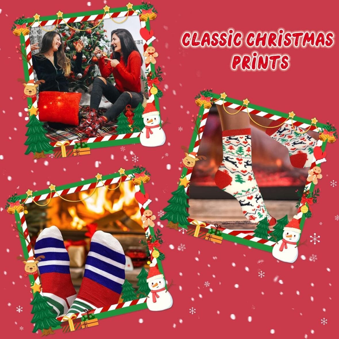 ANOTION 2025 Christmas Sock Advent Calendar