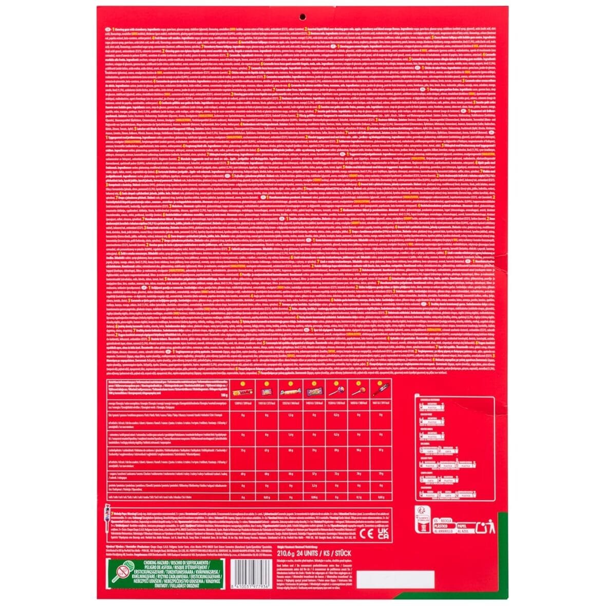 Chupa Chups Christmas Sweet Assortment Calendar