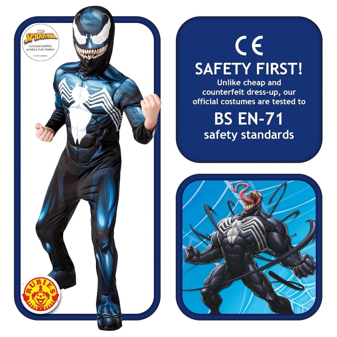 Disney Marvel Spider-Man Venom Deluxe Costume
