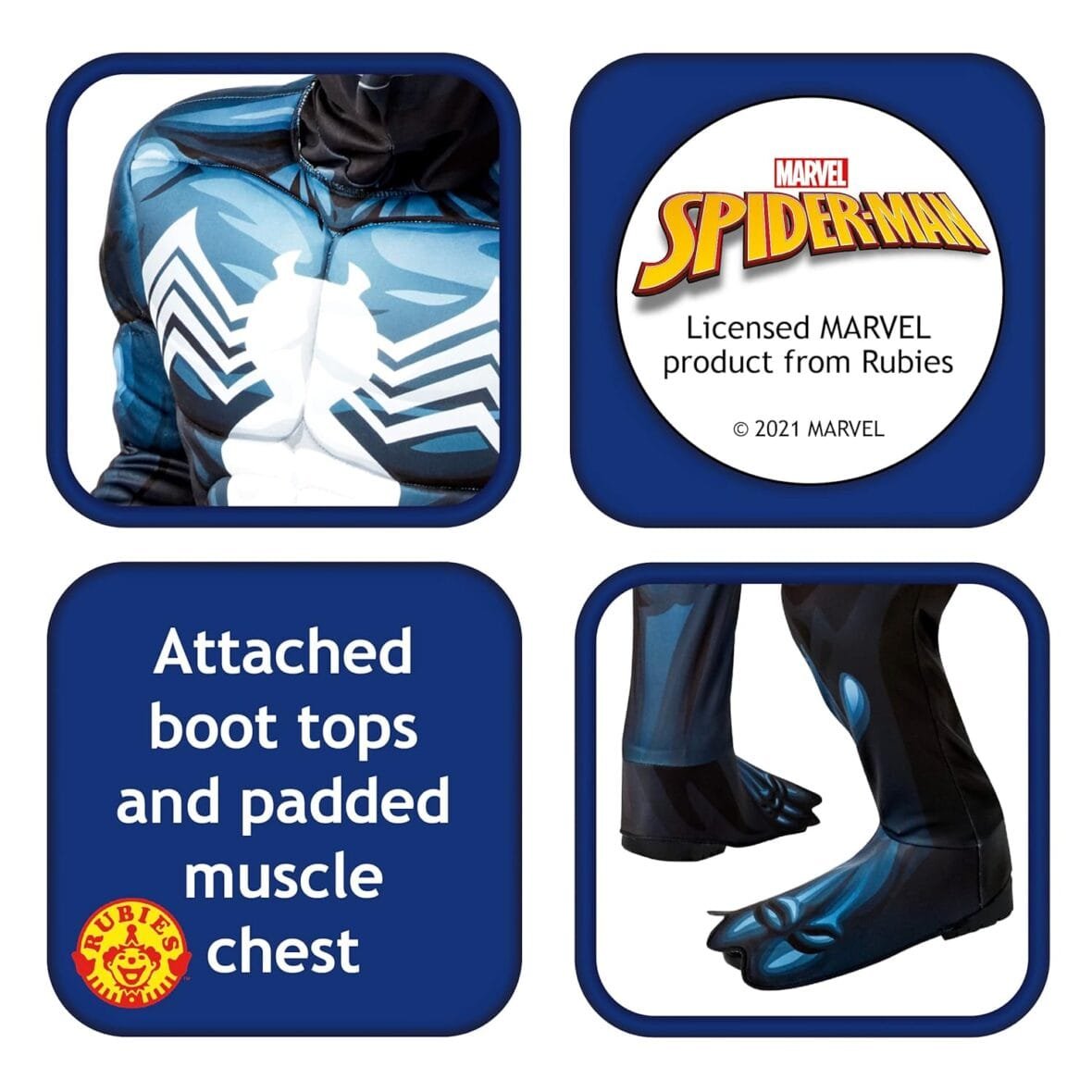 Disney Marvel Spider-Man Venom Deluxe Costume