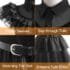 Girls Princess Black Dress Costume Outfit