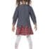 Girls Zombie School Halloween Costume Outfit