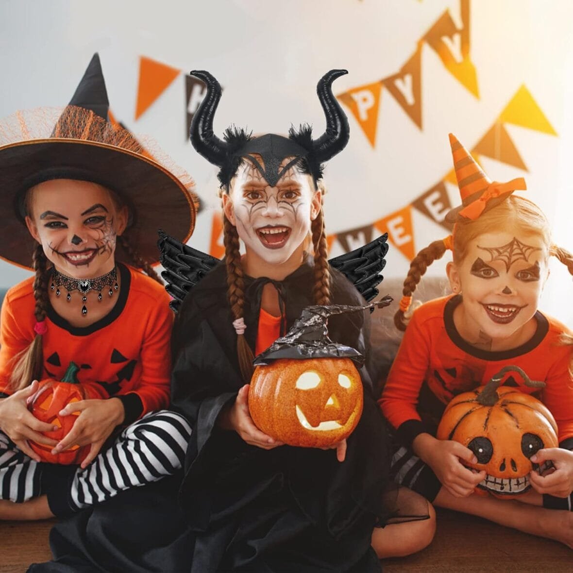 HONMOK Kids Halloween Costume Wings