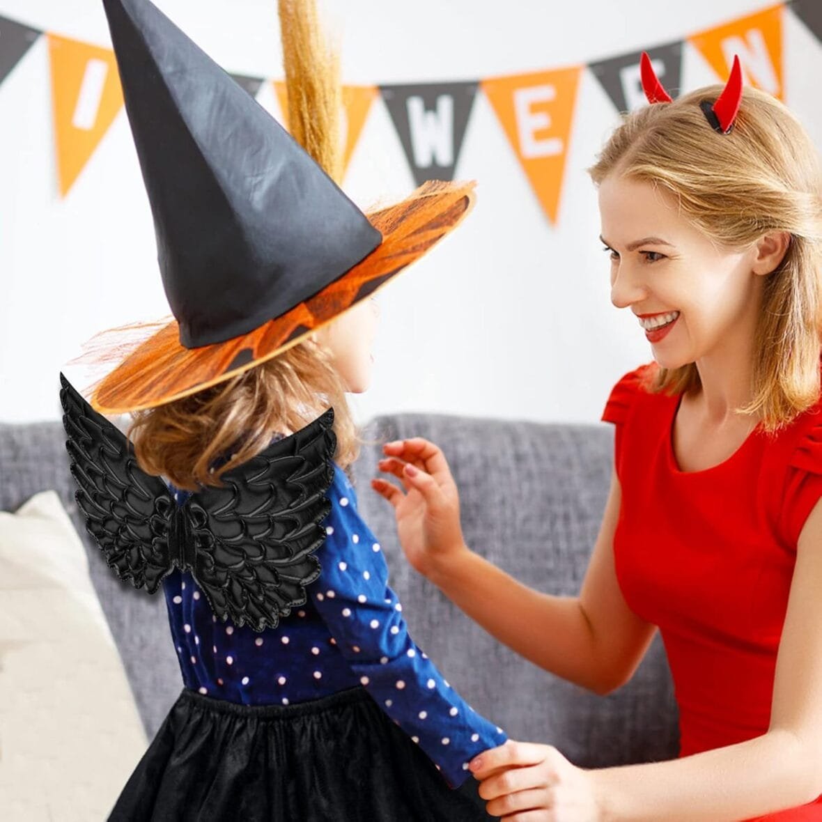 HONMOK Kids Halloween Costume Wings