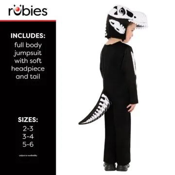 Kids Skeleton Dinosaur Costume by Rubie's
