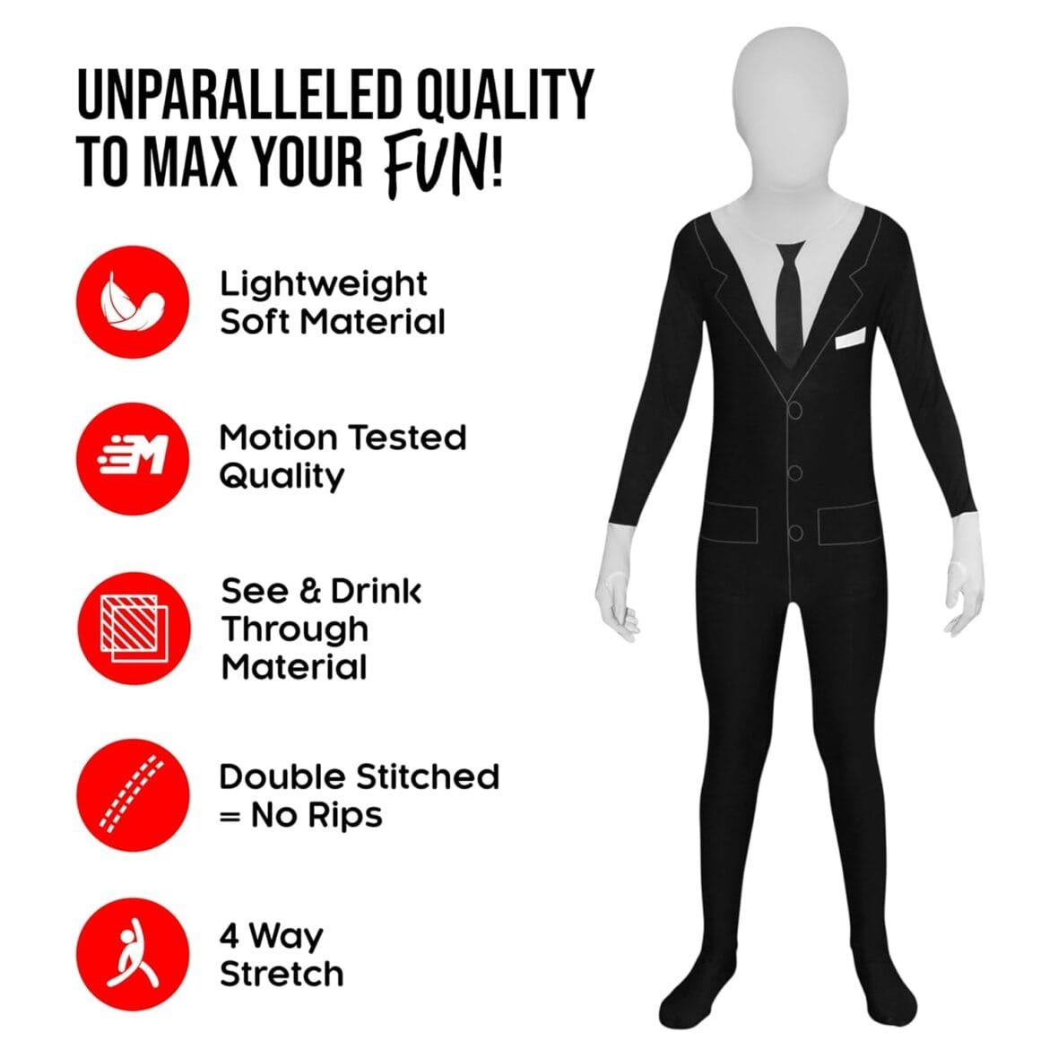 Kids Slender Man Halloween Costume