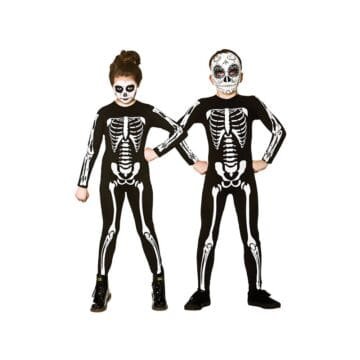 Kids Unisex Skeleton Halloween Jumpsuit