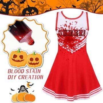 Kids Zombie Cheerleader Halloween Costume