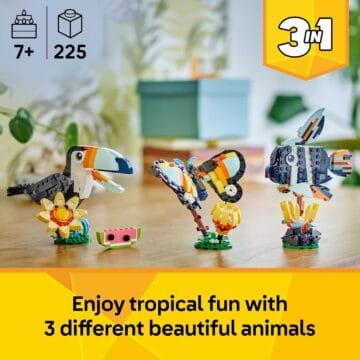 LEGO Creator 3in1 Tropical Animals Set