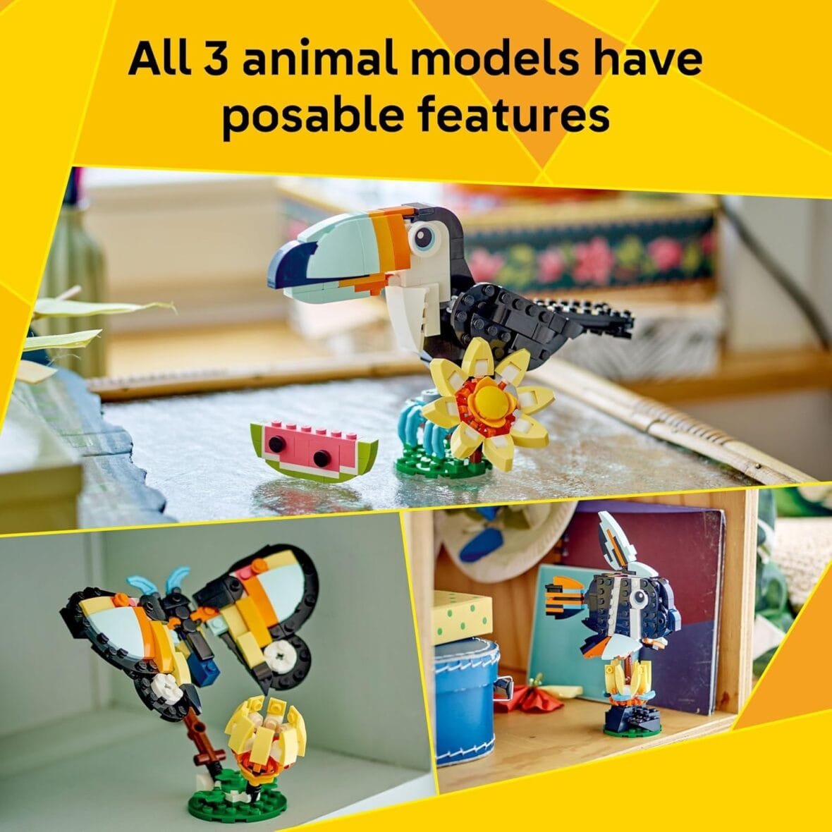 LEGO Creator 3in1 Tropical Animals Set