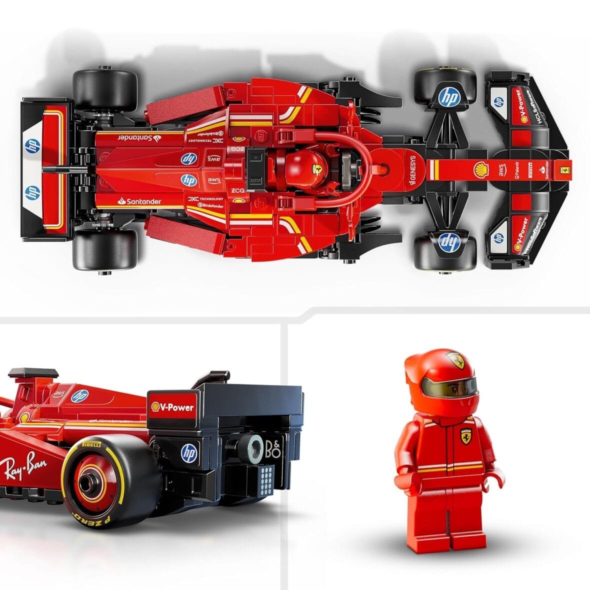LEGO Ferrari SF-24 F1 Race Car Kit