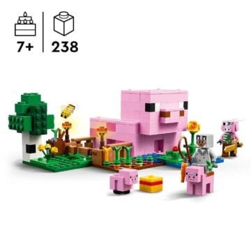LEGO Minecraft Baby Pig House Set
