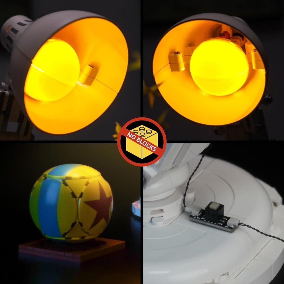 Lighting Kit for Lego Pixar Luxo Jr