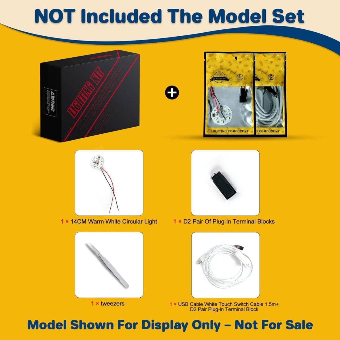 LocoLee LED Light Set for Lego Luxo Jr