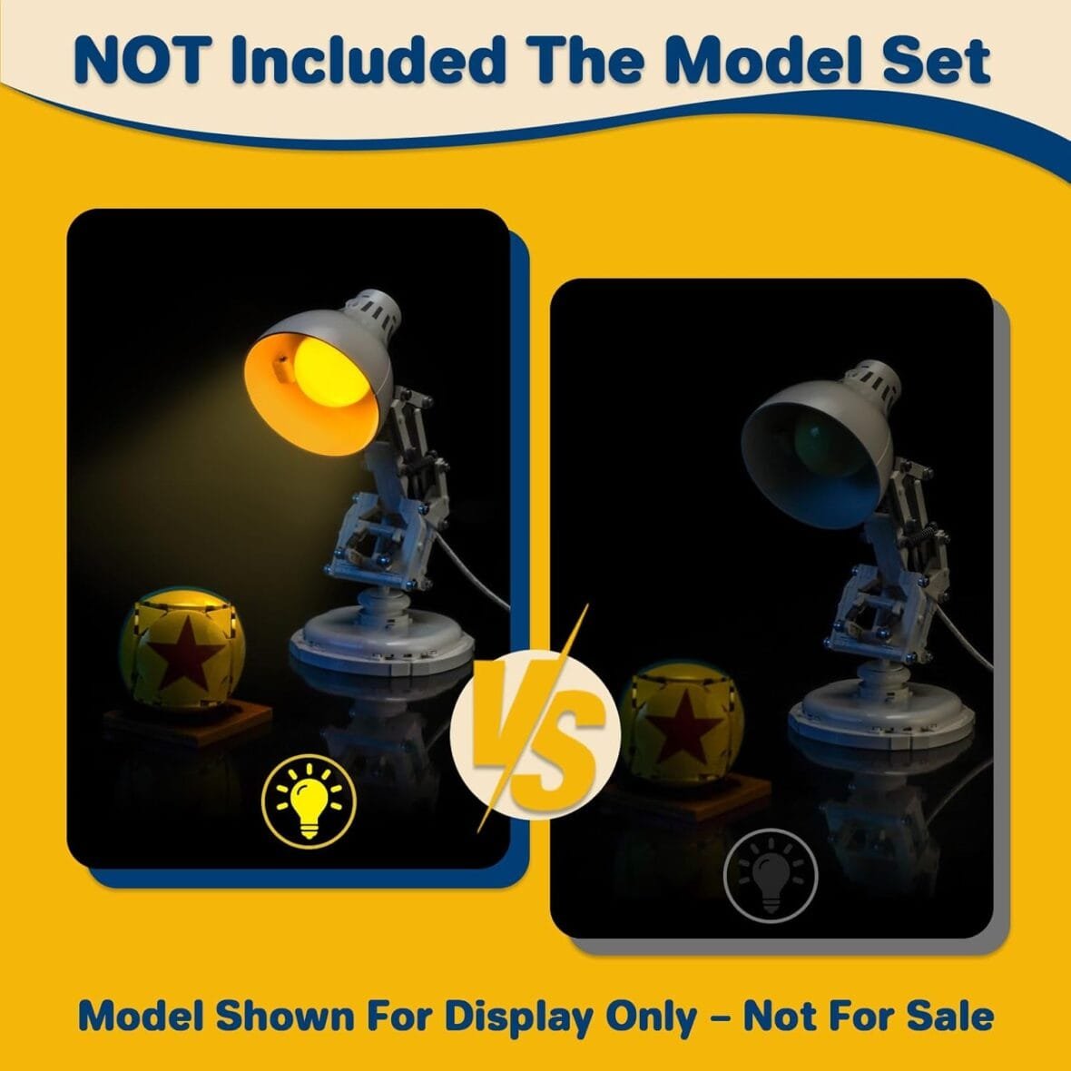 LocoLee LED Light Set for Lego Luxo Jr