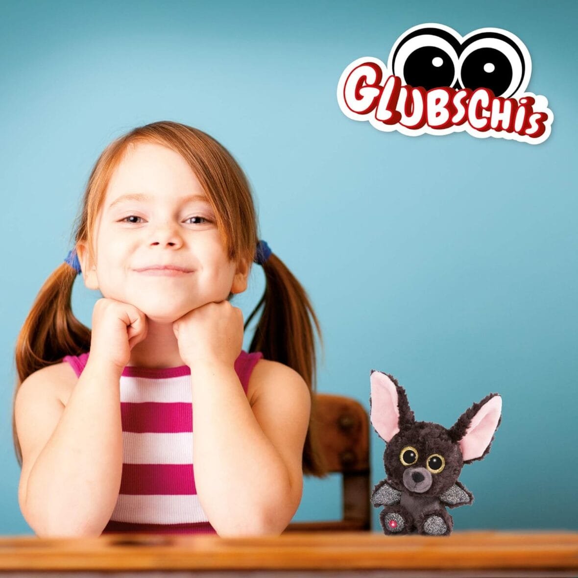 Nici Glubschis Bat Baako Cuddly Toy 15cm