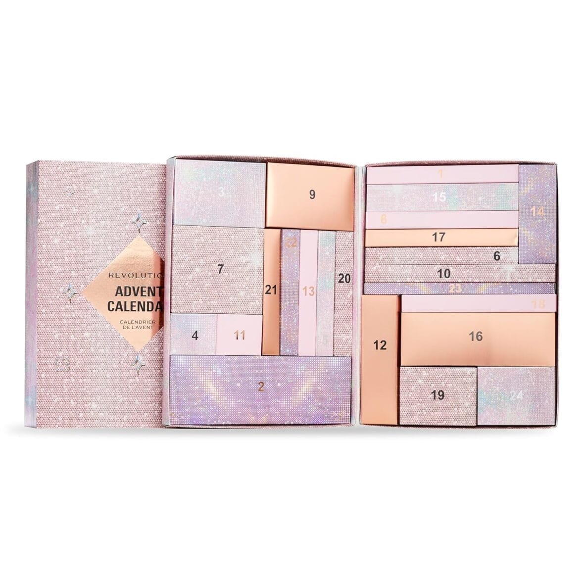 Revolution Beauty 24-Piece Holiday Advent Calendar