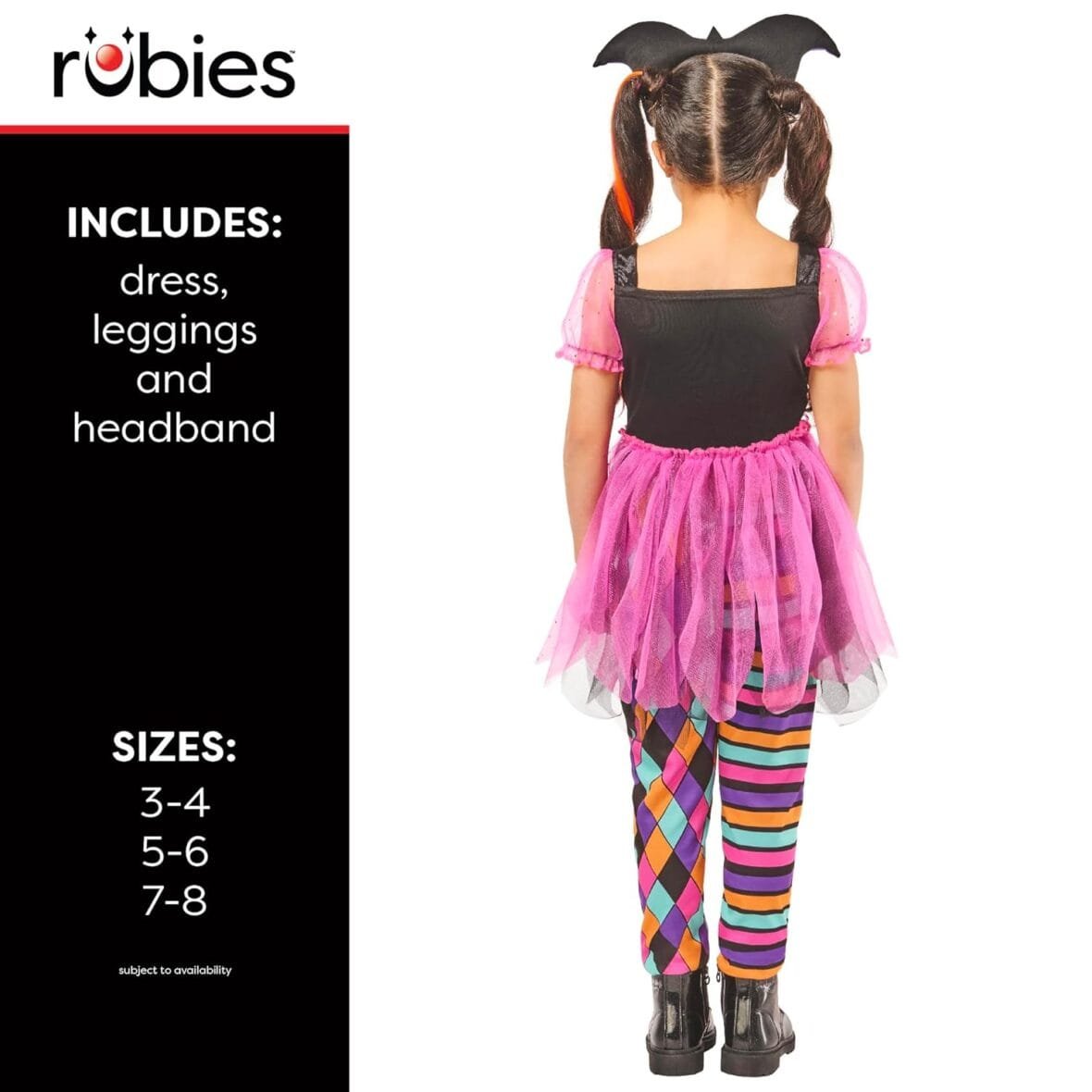 Rubies Harlequin Girl Child Costume