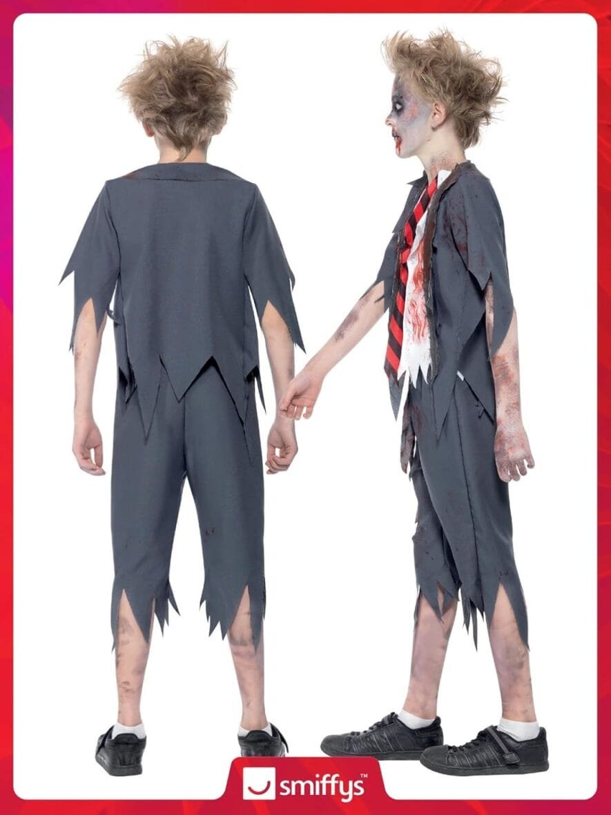 Smiffys Zombie School Boy Costume for Kids