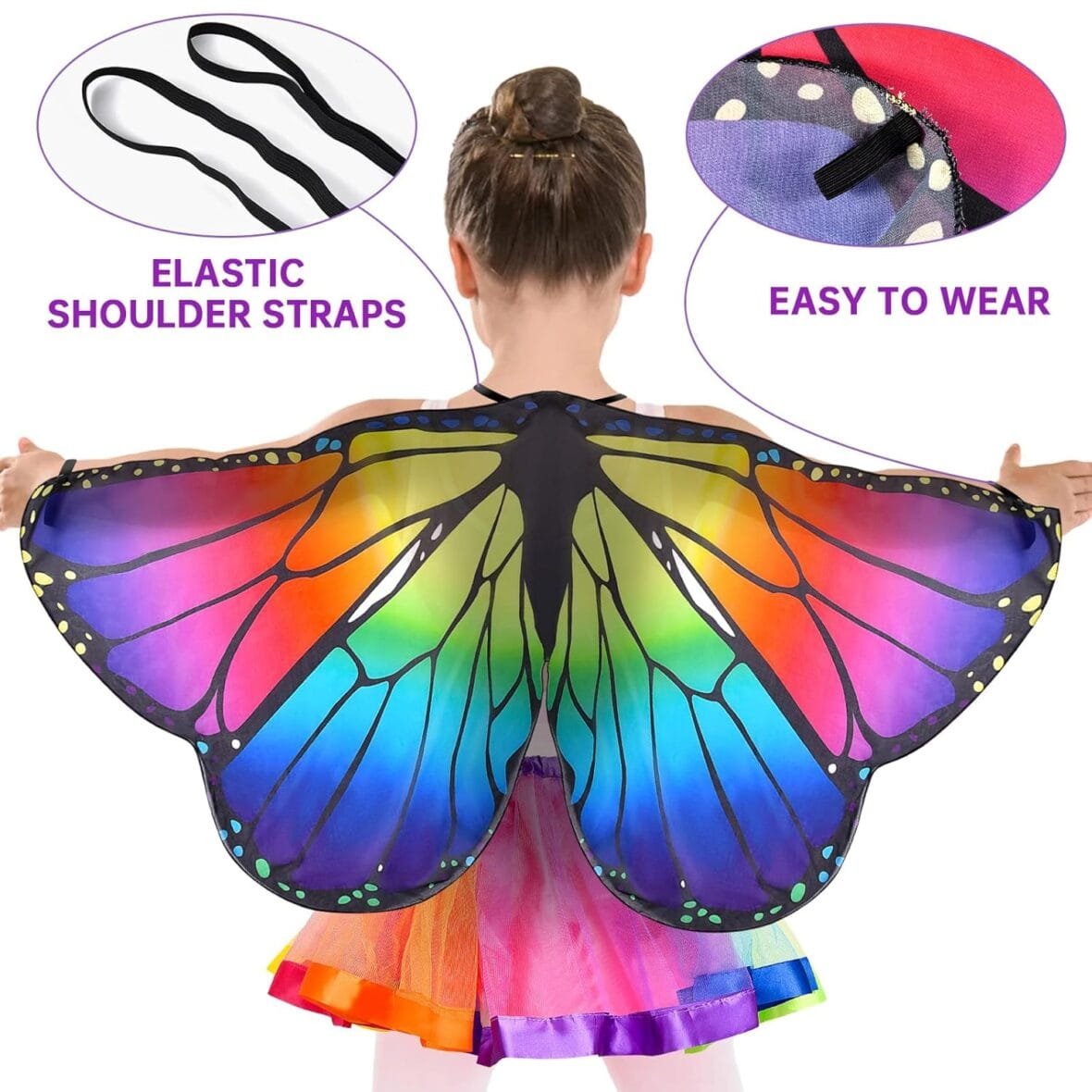 Tacobear Girls Butterfly Costume Set
