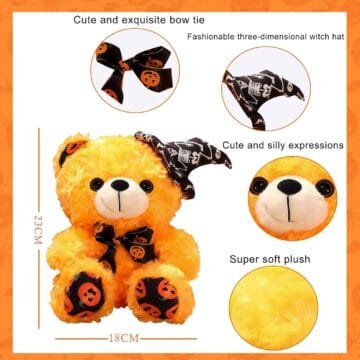 Yayafunfun Halloween Teddy Bear Plush Toy